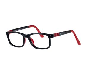 Indii Kids IN30-C2 Children's Glasses Black Red