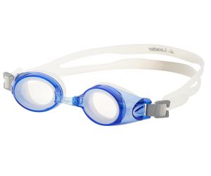 Leader xRx Eyeglasses Custom Rx-able Kids Swim Goggle Junior w/Rx Blue