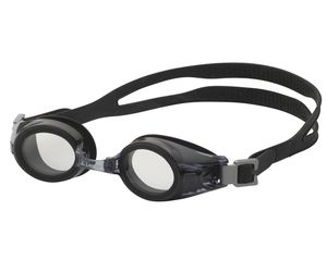 Leader xRx Eyeglasses Custom Rx-able Kids Swim Goggle Junior w/Rx Black