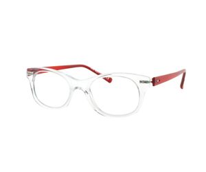 iGreen V4.57-C18 Kids Eyeglasses Shiny Crystal/Matt Red