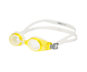 Leader xRx Eyeglasses Custom Rx-able Kids Swim Goggle Junior w/Rx Yellow