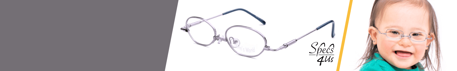 White Specs4us Eyewear for Kids from 2 to 4-year-old